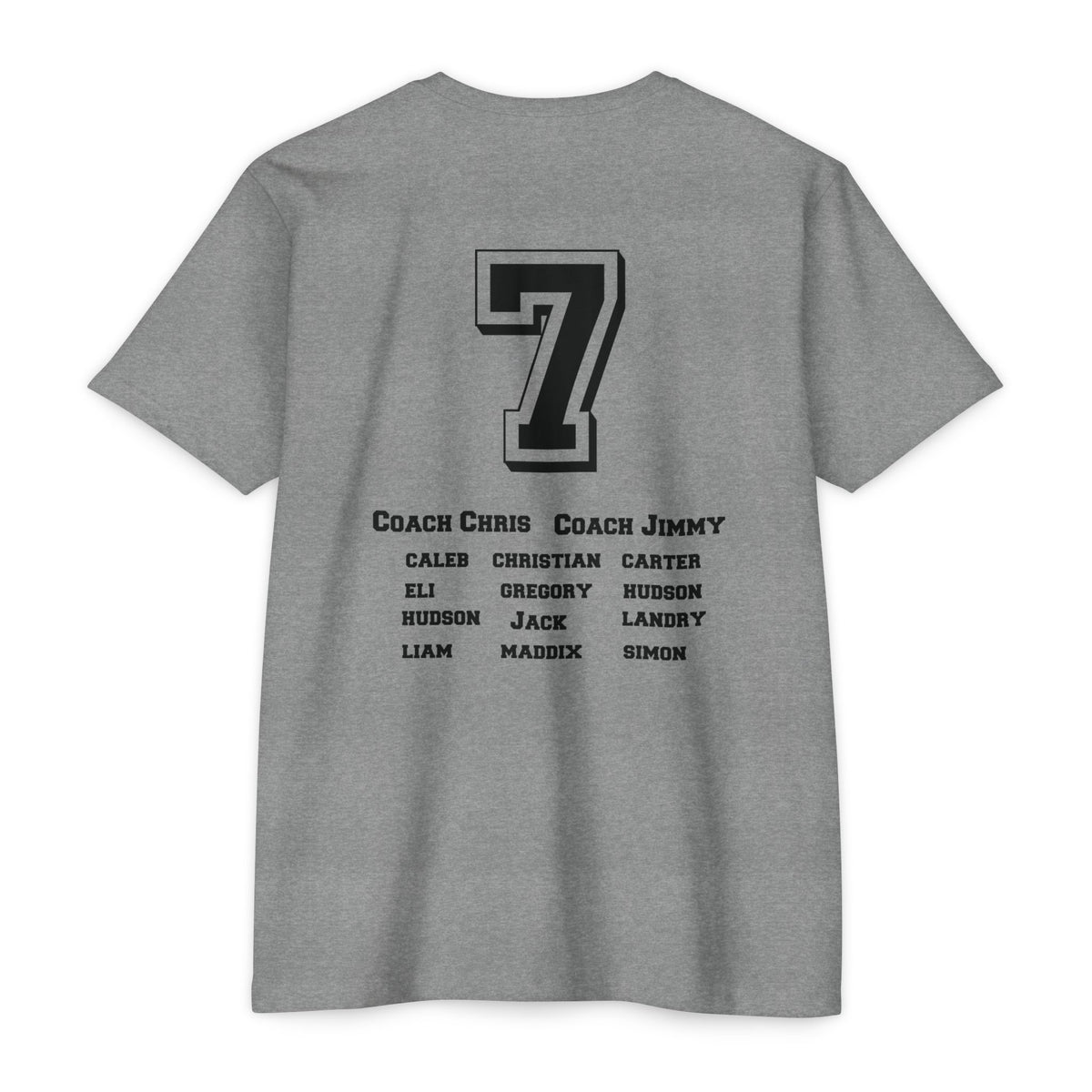 Titans Baseball Team Roster T-Shirt- Eli 7