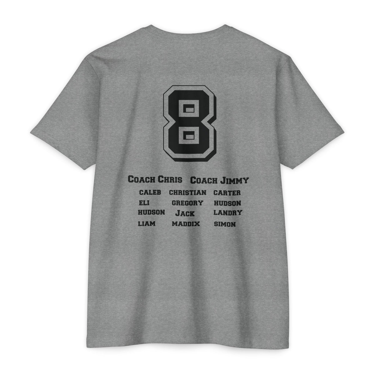 Titans Baseball Team Roster T-Shirt- Maddix 8