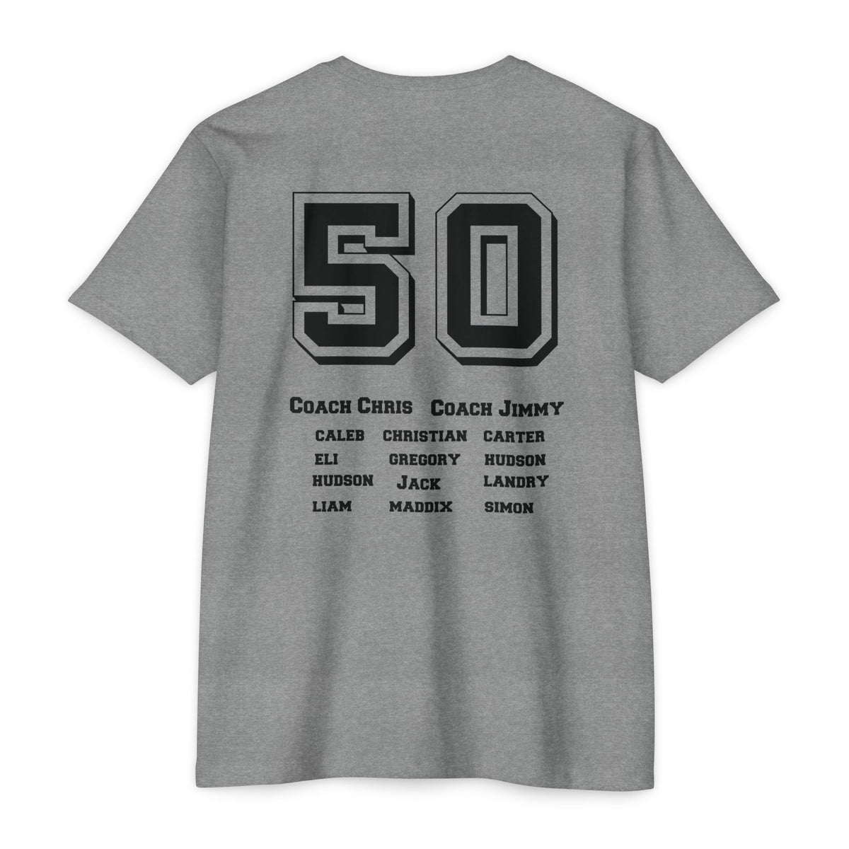 Titans Baseball Team Roster T-Shirt-Simon 50