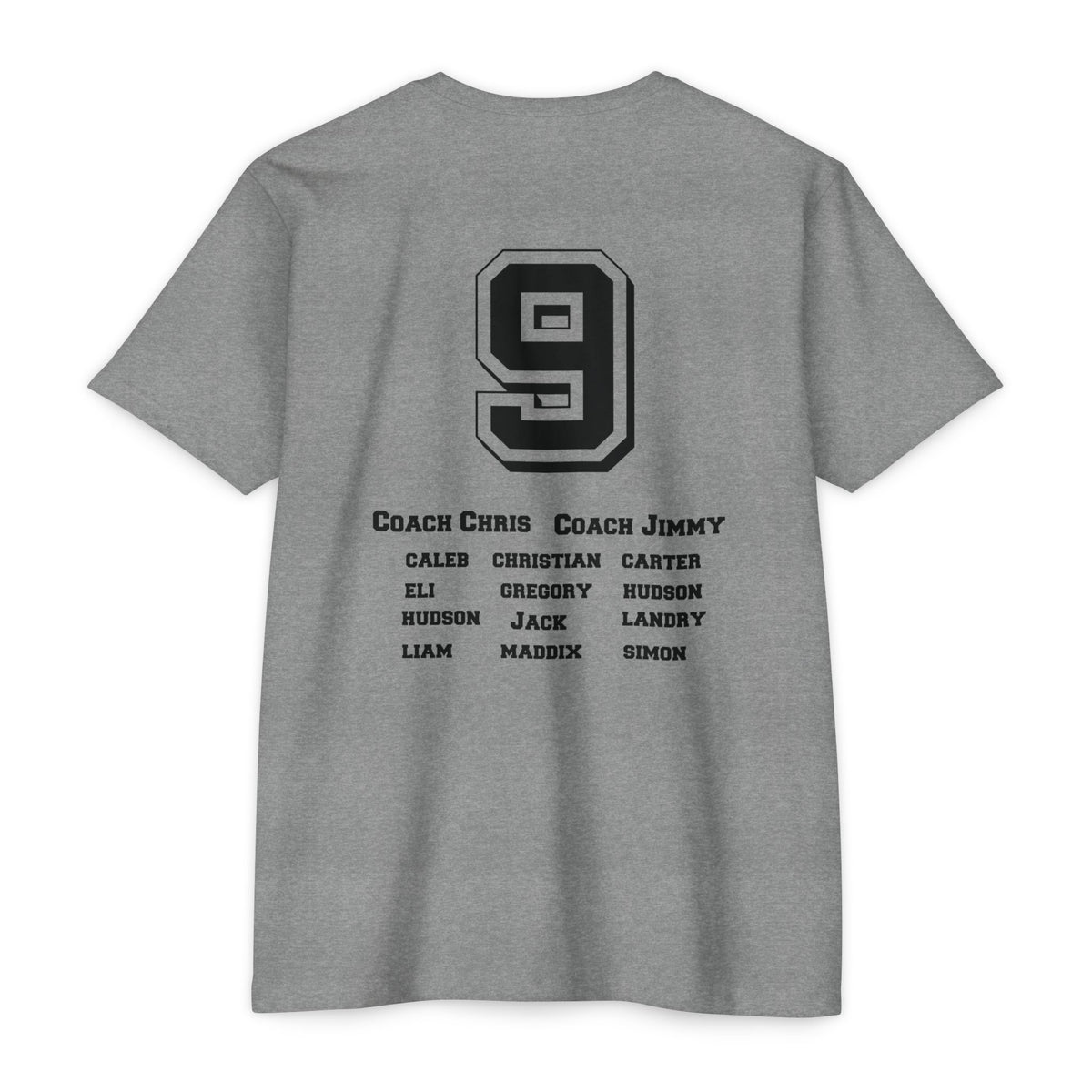 Titans Baseball Team Roster T-Shirt- Caleb 9