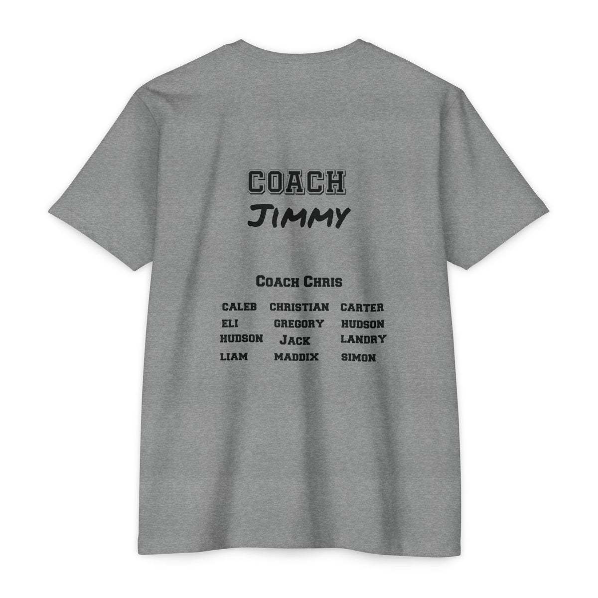 Titans Baseball Team Roster T-Shirt- Coach Jimmy