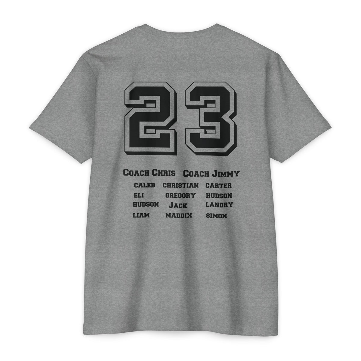 Copy of Titans Baseball Team Roster T-Shirt-Gregory 23