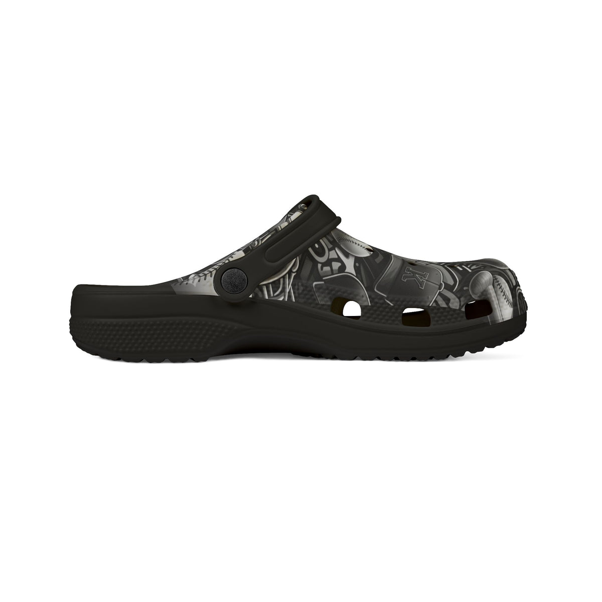 Baseball Bat & Ball EVA Foam Clogs – Lightweight Sports-Themed Slip-On Shoes