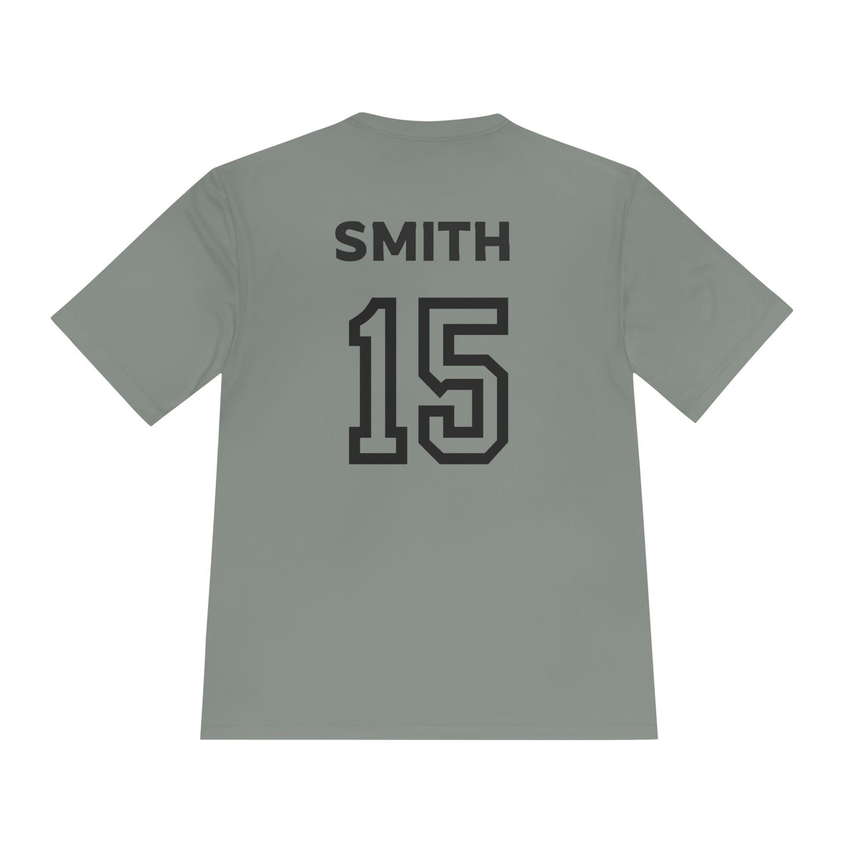 Team practice jersey w/ name and number (Grey/Black)