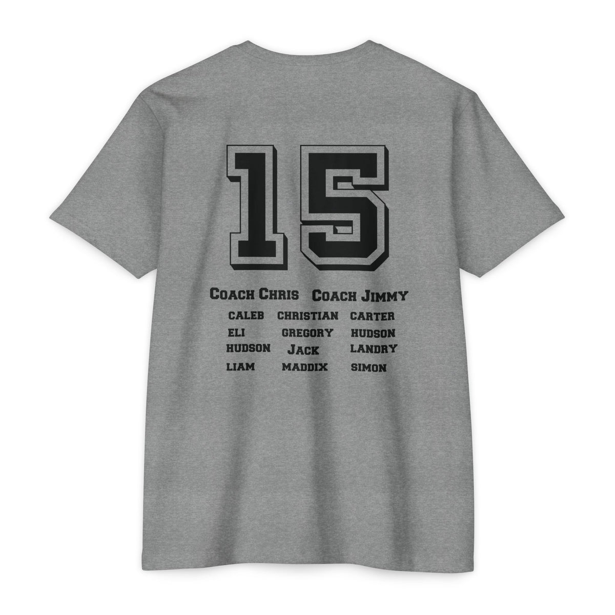 Titans Baseball Team Roster T-Shirt- Christian