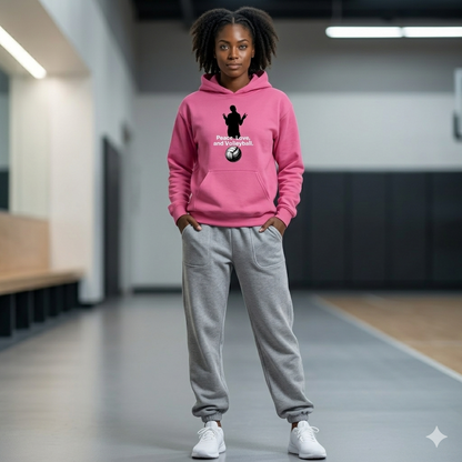 Peace, Love, and Volleyball Hoodie