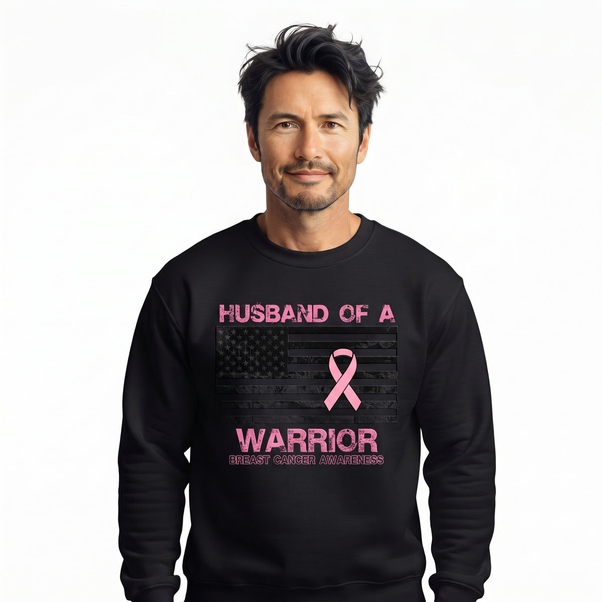 The Warrior: Cancer Survivor Husband Edition-Black